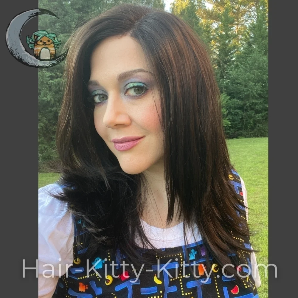 Meghan Mono Wig by Wigs Forever (CysterWigs)  - (color - Black Magic)